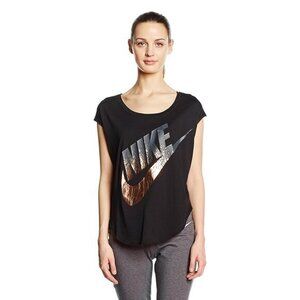 Nike Signal Rose Gold Metallic T-Shirt - sz Small